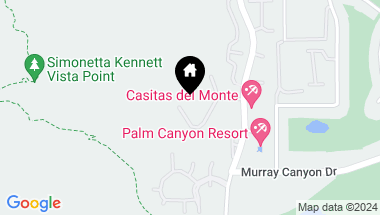 Map of 220 Ridge Mountain Drive, Palm Springs CA, 92264
