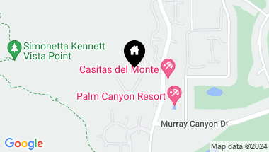 Map of 200 Ridge Mountain Drive, Palm Springs CA, 92264