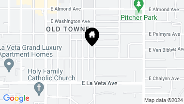 Map of 374 S Shaffer Street, Orange CA, 92866