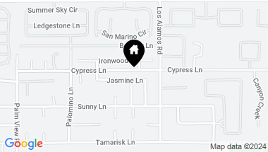 Map of 70920 Jasmine Lane, Rancho Mirage CA, 92270