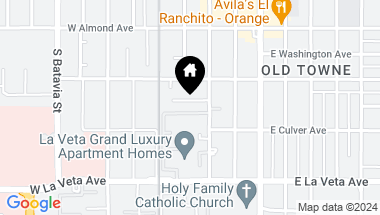 Map of 338 W Kelly Avenue, Orange CA, 92866
