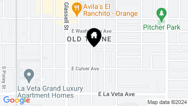 Map of 335 S Grand S, Orange CA, 92866