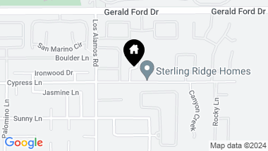 Map of 2 Sterling Ridge Drive, Rancho Mirage CA, 92270