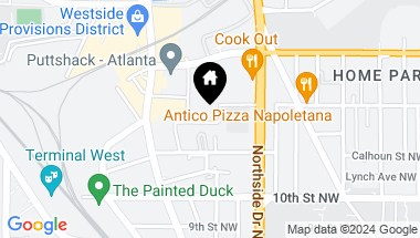Map of 693 Vidalia Street, Atlanta GA, 30318