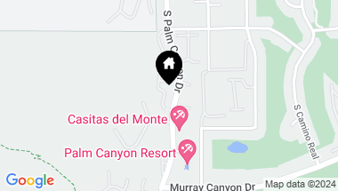 Map of 2640 W La Condesa Drive, Palm Springs CA, 92264