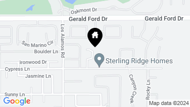 Map of 4 Sterling Ridge Drive, Rancho Mirage CA, 92270