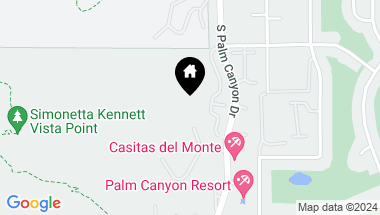 Map of 120 RIDGE MOUNTAIN Drive, Palm Springs CA, 92264