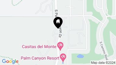 Map of 122 E Perlita Circle, Palm Springs CA, 92264