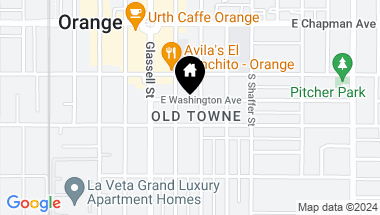 Map of 228 E Washington Avenue, Orange CA, 92866