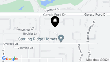 Map of 11 Sterling Ridge Drive, Rancho Mirage CA, 92270