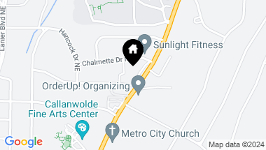 Map of 1120 Briarcliff Road NE Unit 3, Atlanta GA, 30306