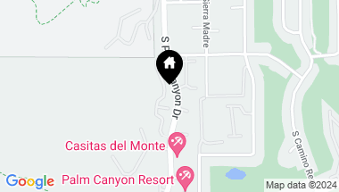 Map of 2580 W La Condesa Drive, Palm Springs CA, 92264