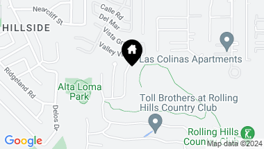 Map of 29 Thorsen Ranch Road, Rolling Hills Estates CA, 90274
