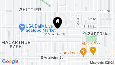 Map of 2409 E Spaulding Street, Long Beach CA, 90804