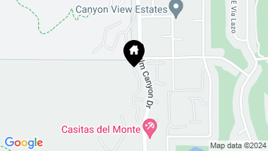 Map of 2541 W La Condesa Drive, Palm Springs CA, 92264