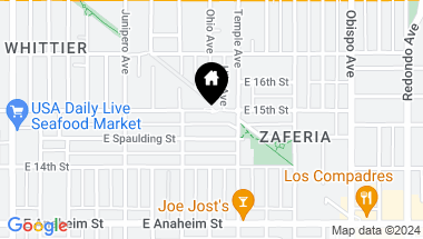 Map of 2652 2706 E 15th Street, Long Beach CA, 90804