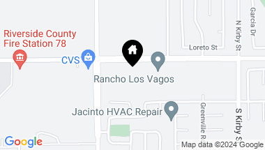 Map of 23010 N Sanderson Avenue, San Jacinto CA, 92582