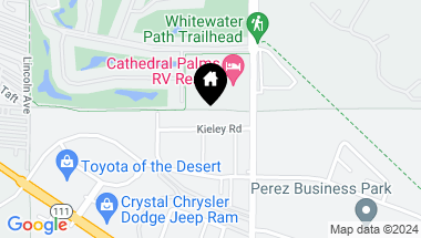 Map of 68366 KIELEY Road, Cathedral City CA, 92234