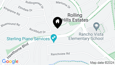 Map of 4716 Rockbluff Drive, Rolling Hills Estates CA, 90274