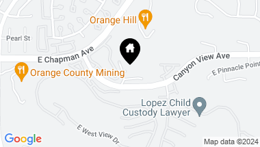 Map of 6170 E Old Chapman Avenue, Orange CA, 92869