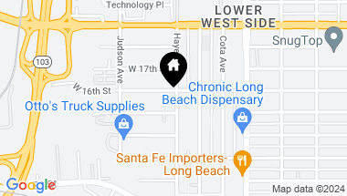 Map of 2000 W 16th Street, Long Beach CA, 90813