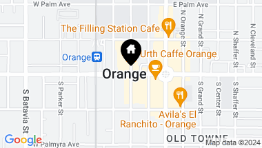 Map of 208 W Hoover Avenue, Orange CA, 92867
