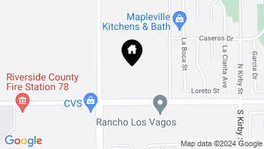 Map of 0 Sanderson Avenue, San Jacinto CA, 92582
