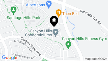 Map of 148 N Mine Canyon Road D, Orange CA, 92869