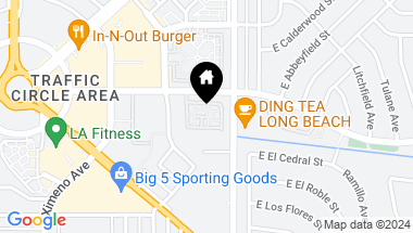 Map of 4926 E Atherton Street, Long Beach CA, 90815
