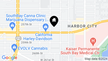 Map of 1427 Pacific Coast, Harbor City CA, 90710
