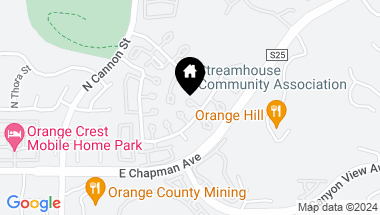 Map of 222 N Singingwood Street 3, Orange CA, 92869