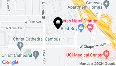 Map of 3901 W Compton Avenue, Orange CA, 92868