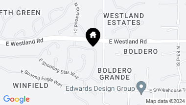 Map of 7979 E EVENING GLOW Drive, Scottsdale AZ, 85266