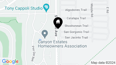 Map of 2232 S Toledo Avenue, Palm Springs CA, 92264