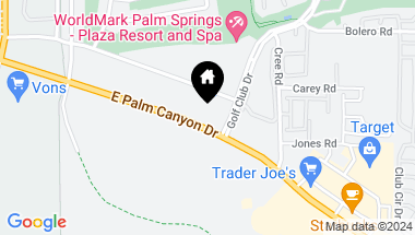 Map of 5301 E Waverly Drive 182, Palm Springs CA, 92264