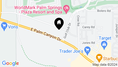 Map of 5301 E Waverly Drive 184, Palm Springs CA, 92264