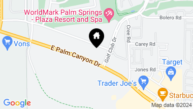 Map of 5301 E Waverly Drive 211, Palm Springs CA, 92264