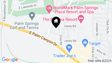 Map of 2700 Lawrence Crossley Road 18, Palm Springs CA, 92264