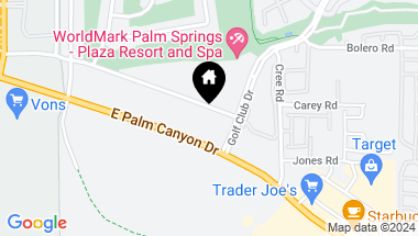 Map of 5301 E Waverly Drive 205, Palm Springs CA, 92264