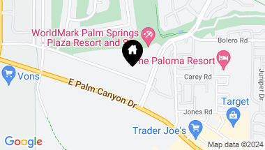 Map of 5300 E Waverly Drive D9, Palm Springs CA, 92264