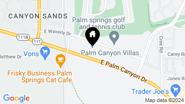 Map of 5225 E Waverly Drive 66, Palm Springs CA, 92264