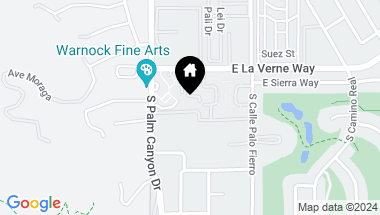 Map of 251 E La Verne Way F, Palm Springs CA, 92264