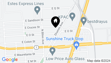 Map of 1555 E O Street, Wilmington CA, 90744
