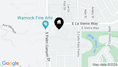 Map of 251 E La Verne Way E, Palm Springs CA, 92264
