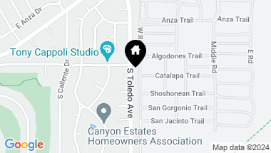 Map of 2142 S Toledo Avenue, Palm Springs CA, 92264