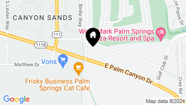 Map of 5105 E Waverly Drive H24, Palm Springs CA, 92264