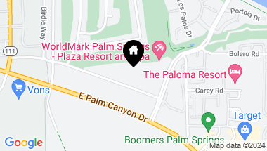 Map of 5300 E Waverly Drive F21, Palm Springs CA, 92264