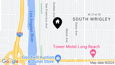 Map of 1983 Oregon Avenue, Long Beach CA, 90806