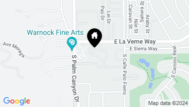 Map of 241 E La Verne Way G, Palm Springs CA, 92264