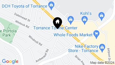 Map of 2811 Danaha Street, Torrance CA, 90505